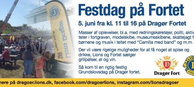 Festdag på Dragørfortet